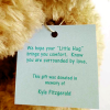 little hugs teddy bear donation tag